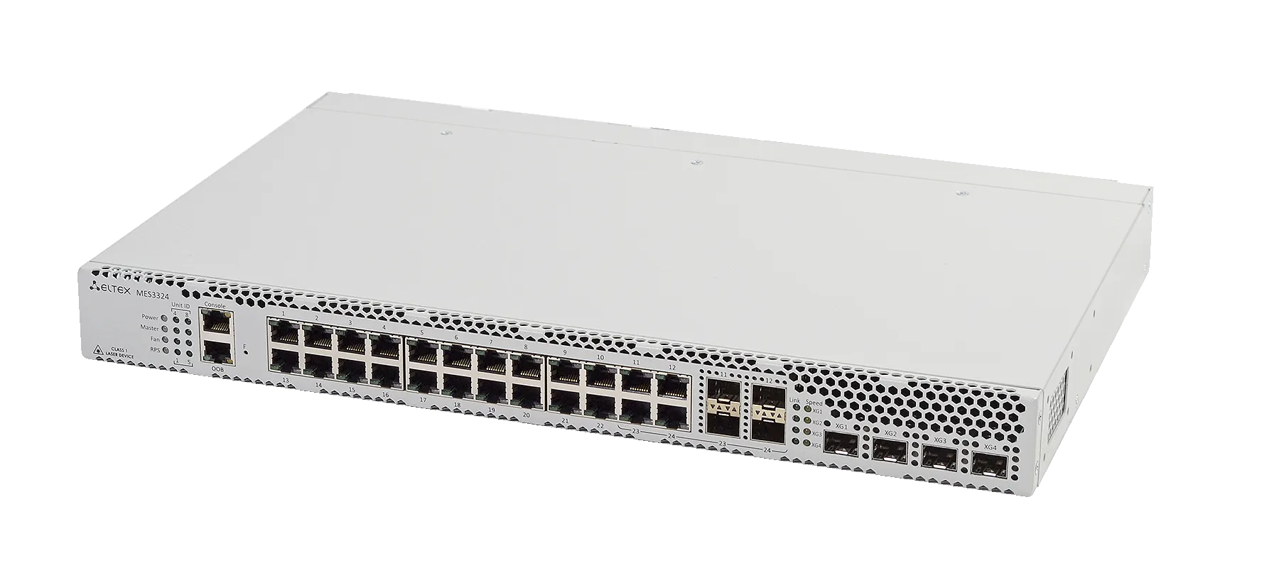 Ethernet-коммутатор MES3324, L3, 2 слота для модулей питания